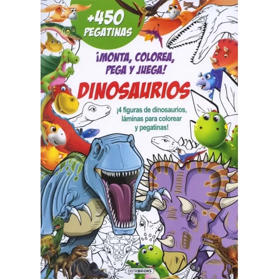 Monta, colorea, pega y juega