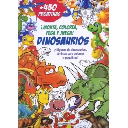 Monta, colorea, pega y juega