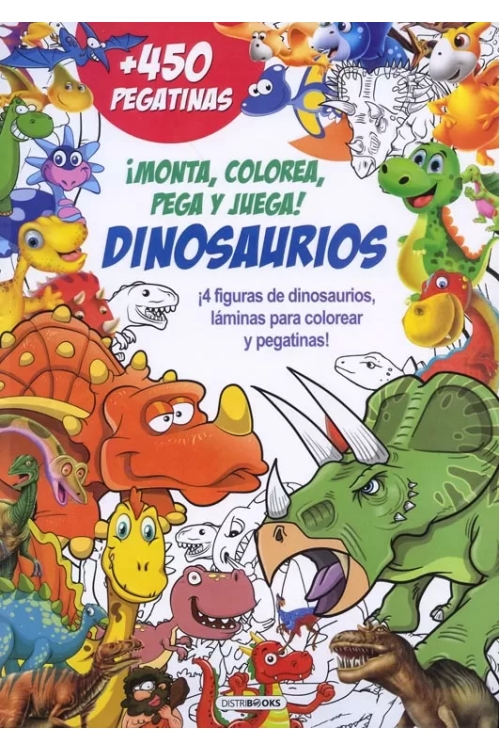 Monta, colorea, pega y juega