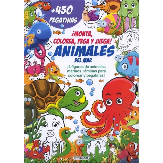 Monta, colorea, pega y juega