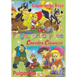 Cuentos clásicos (Pega, pinta y lee)