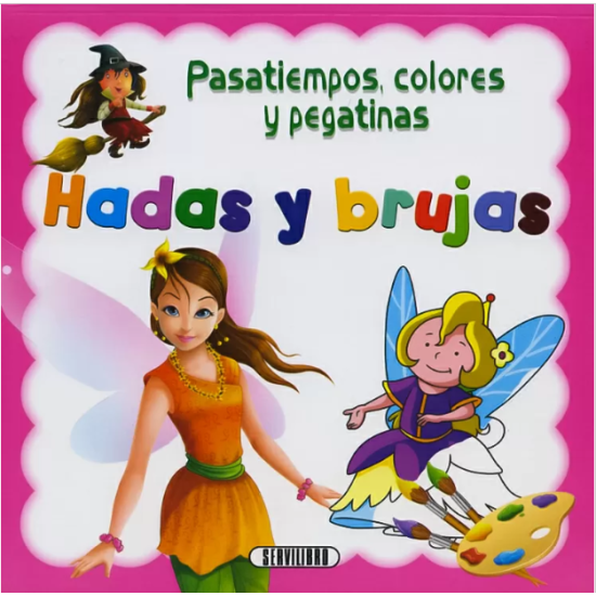 Pasatiempo, colores y pegatina