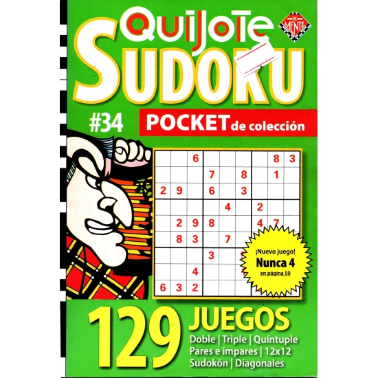 Quijote Sudoku Pocket Oro