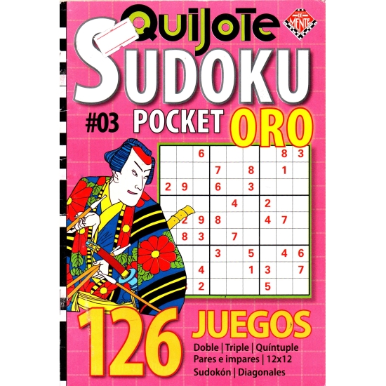 Quijote Sudoku Pocket Oro