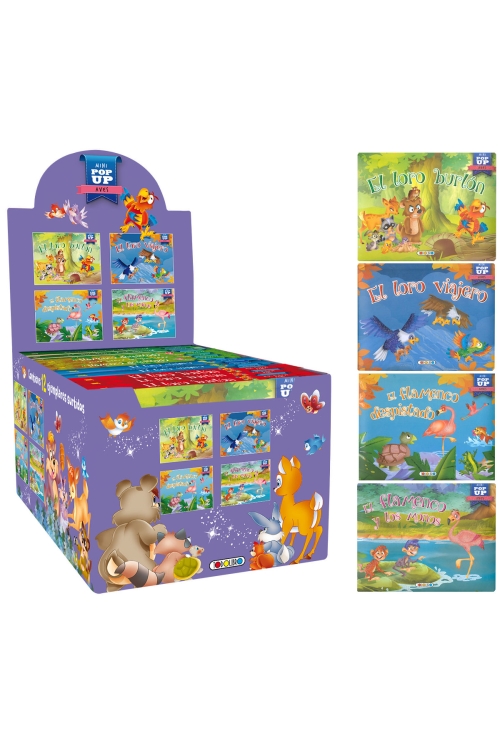 Estuche Mini pop-up aves (4 títulos)