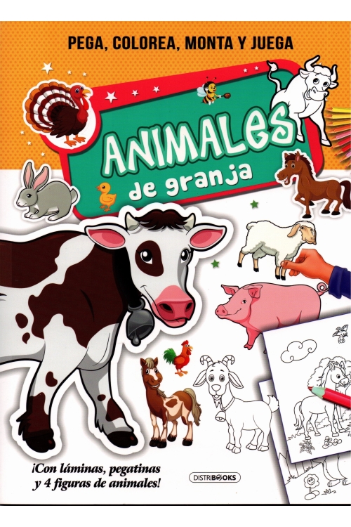 Pega, Colorea, Monta y Juega: