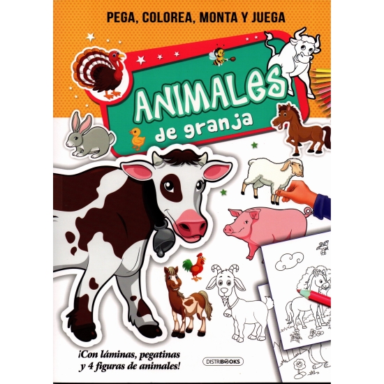 Pega, Colorea, Monta y Juega: