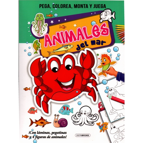 Pega, Colorea, Monta y Juega: