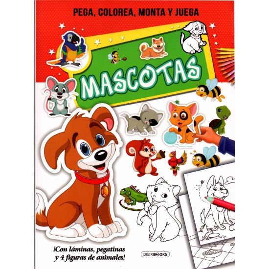 Pega, Colorea, Monta y Juega: