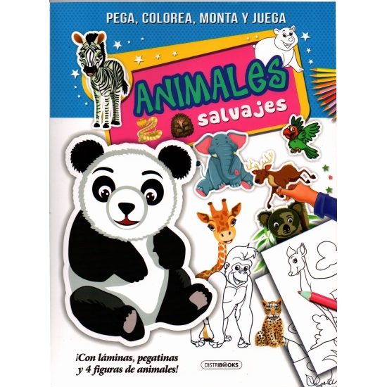 Pega, Colorea, Monta y Juega: